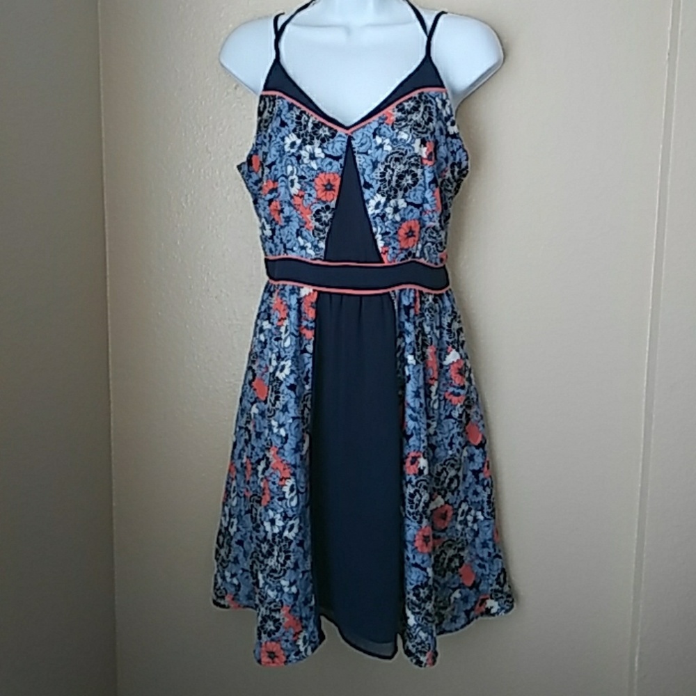 Lauren Conrad Flower Print Summer Dress. Size 12